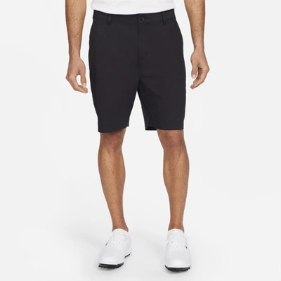 Shop Nike Men's Dri-fit Uv 9" Golf Chino Shorts In Black