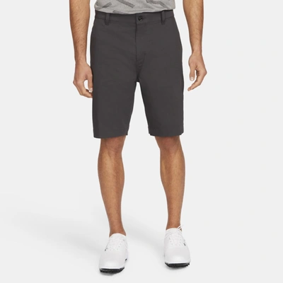 Shop Nike Men's Dri-fit Uv 10.5" Golf Chino Shorts In Grey