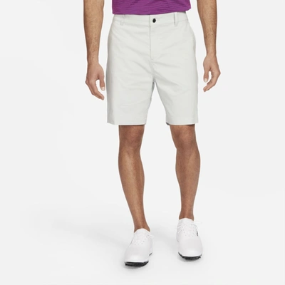 Shop Nike Men's Dri-fit Uv 9" Golf Chino Shorts In Grey