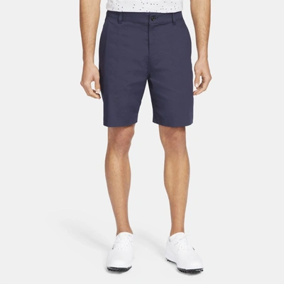 Shop Nike Men's Dri-fit Uv 9" Golf Chino Shorts In Blue