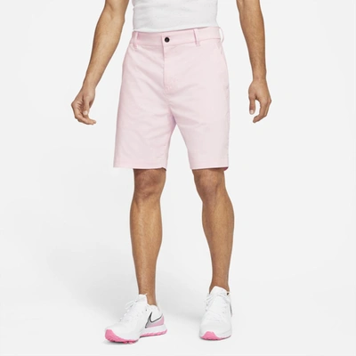 Shop Nike Dri-fit Uv Men's 9" Golf Chino Shorts In Pink Foam