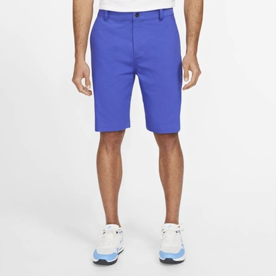 Shop Nike Dri-fit Uv Men's 10.5" Golf Chino Shorts In Lapis