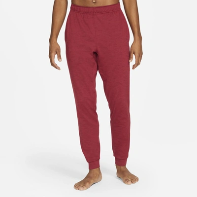Shop Nike Yoga Dri-fit Men's Pants (dark Cayenne) - Clearance Sale In Dark Cayenne,bronze Eclipse