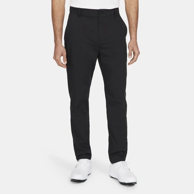 Shop Nike Men's Dri-fit Uv Slim-fit Golf Chino Pants In Black