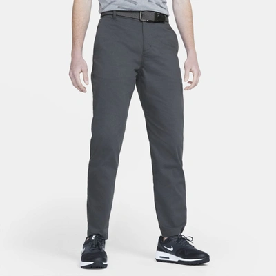 Shop Nike Men's Dri-fit Uv Standard Fit Golf Chino Pants In Grey