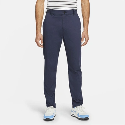 Shop Nike Men's Dri-fit Uv Slim-fit Golf Chino Pants In Blue
