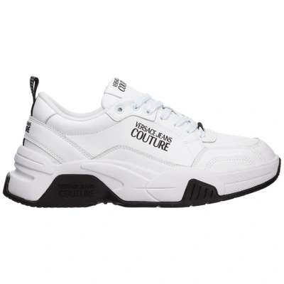 Shop Versace Jeans Couture Fire1 Sneakers In Bianco