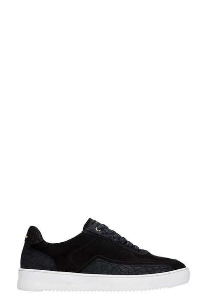 Shop Filling Pieces Mondo Ripple Sneakers In Black Leather