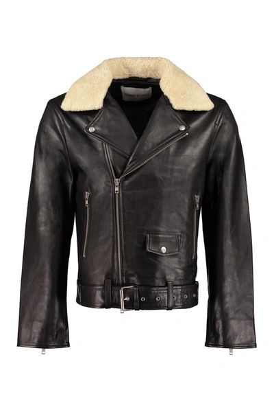 Shop Stand Studio George Leather Jacket In Black