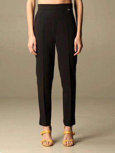 Shop Elisabetta Franchi Celyn B. Slim Pants In Black