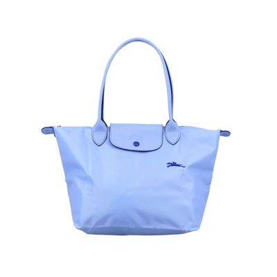 Shop Longchamp In Nylon In Gnawed Blue