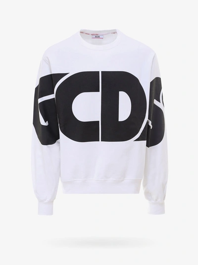 Shop Gcds Sweatshirt In White