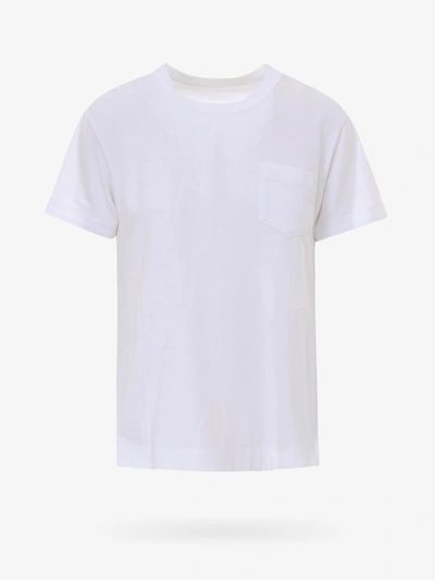 Shop Sacai T-shirt In White