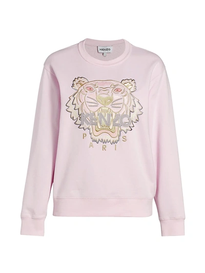 Shop Kenzo Women's Classic Tiger Sweatshirt In Faded Pink
