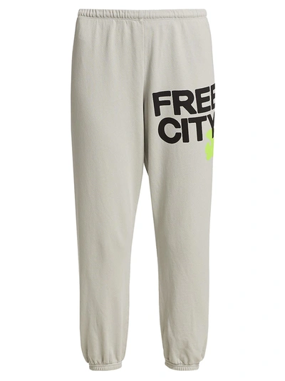 Shop Free City Women's Logo Sweatpants In Stardust