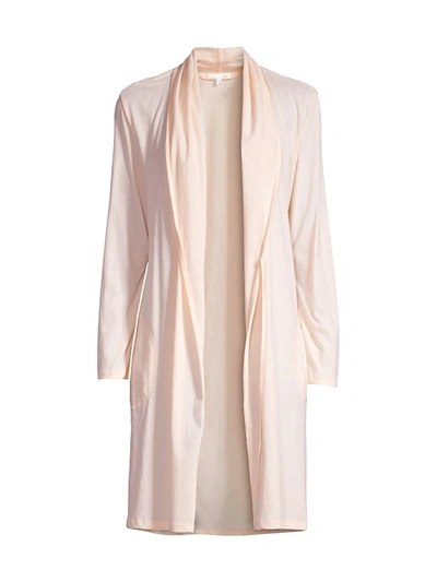 Shop Skin Women's Coleen Organic Cotton Robe In Pearl Pink