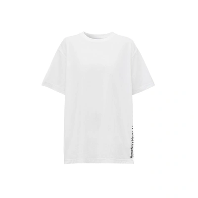 Shop Burberry Coordinates Print Cotton Oversized T-shirt In White