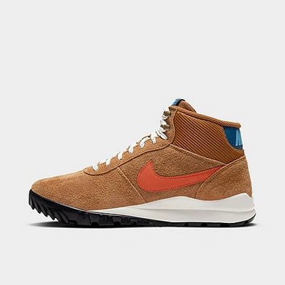 Nike Hoodland Suede Boots In Tan-brown In Brass | ModeSens