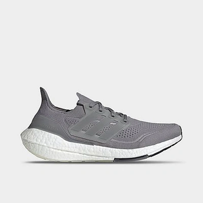 Shop Adidas Originals Adidas Men's Ultraboost 21 Running Shoes In Grey/grey/grey