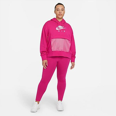 Shop Nike Women's Sportswear Air Leggings (plus Size) In Pink