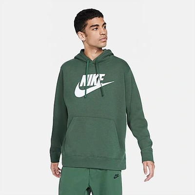 Shop Nike Men's Sportswear Club Fleece Hoodie In Galactic Jade/galactic Jade