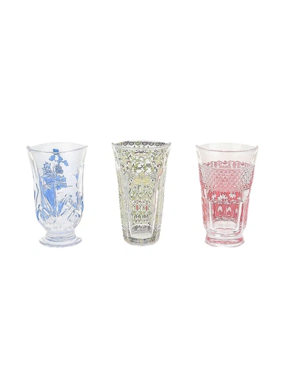 Seletti Hybrid Clarice Cocktail Glasses In Neutrals