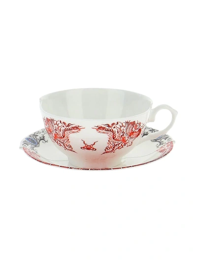 Shop Seletti Hybrid Zora Tea Cup In Red