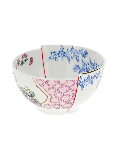 Seletti Small Hybrid Cloe Bone China Bowl In Pink