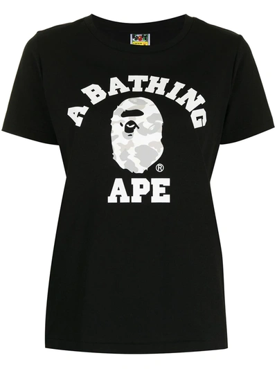 Shop A Bathing Ape City Camo Ape T-shirt In Black