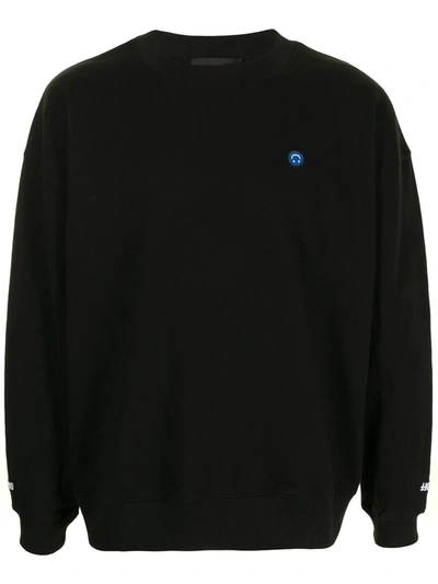 Shop Off Duty Hap Logo-patch Sweatshirt In Black