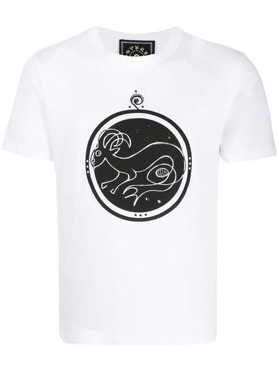 Shop 10 Corso Como Capricorn Print T-shirt In White