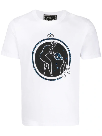 Shop 10 Corso Como Aquarius Print T-shirt In White