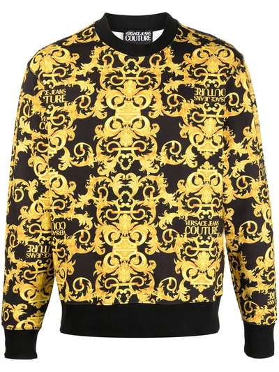 Baroque print sweatshirt clearance