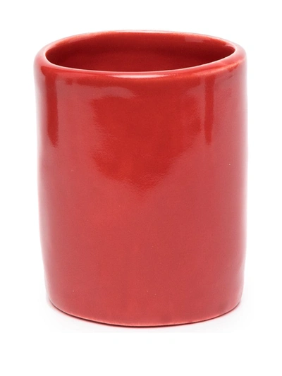 Shop Off-white Cny Ceramic Tea Set In Red