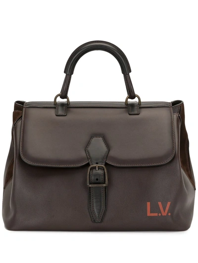 Pre-owned Louis Vuitton 2006  Duffle Doctor's Tote Bag In Brown