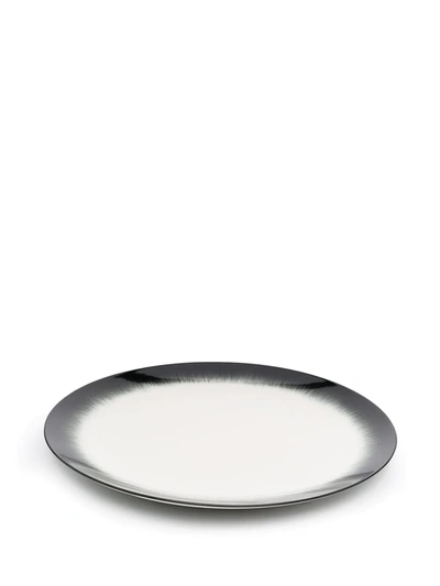 Ann Deumelemeester X Serax Set Of Two Porcelain Plates In White