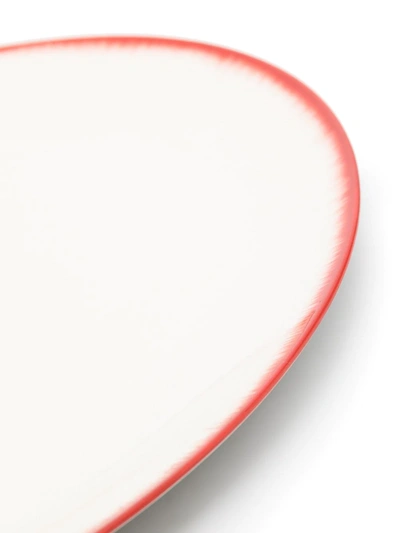 Ann Deumelemeester X Serax Set Of Two Porcelain Plates In White