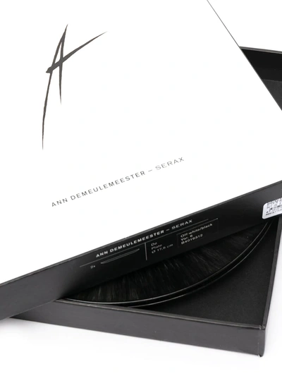 Ann Deumelemeester X Serax Pair Of Shadow Print Plates In Black