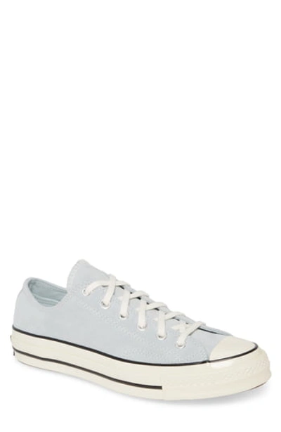 Shop Converse Chuck 70 Suede Sneaker In Polar Blue/blac