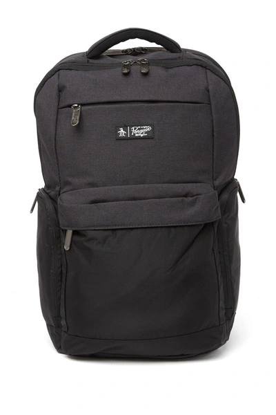 Shop Original Penguin Kicker Backpack In Black Xhatch