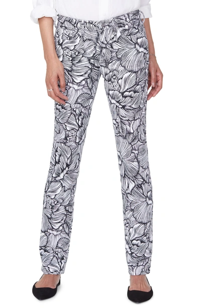 Shop Nydj Sheri Slim Printed Ankle Jeans In Florcosmbk