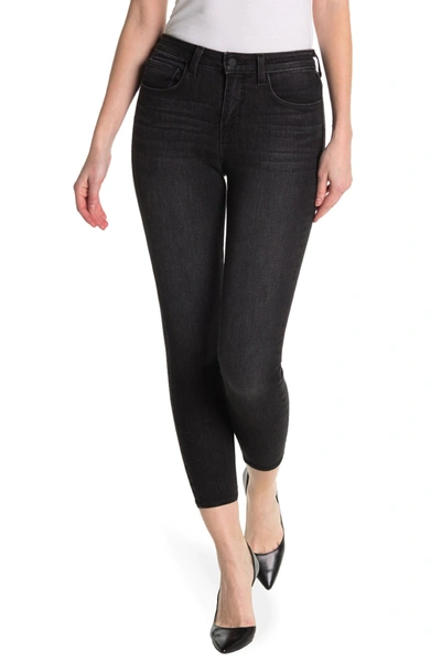 Shop L Agence Margot High Waisted Ankle Skinny Jeans In Castle Roc