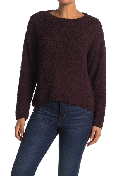 Shop Sanctuary Popcorn Crew Neck Sweater In Amathyst