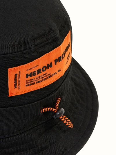 Shop Heron Preston Hat In Black