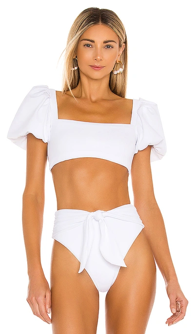 Shop Agua Bendita X Revolve Calista Bikini Top In White