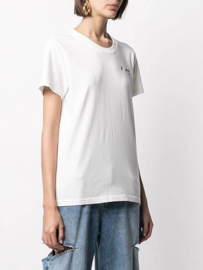 Shop Off-white Cotton-blend Arrows-print T-shirt In White