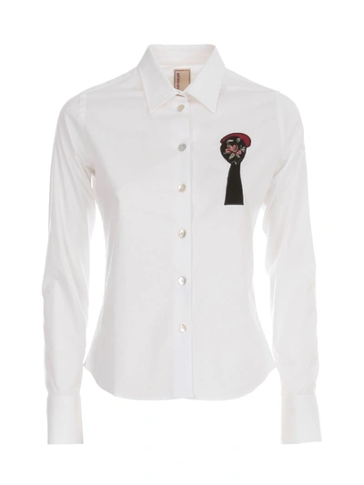 Shop Antonio Marras Slim L/s Shirt In White