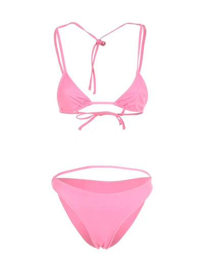 Shop Jacquemus Le Maillot Peirado Bikini In Pink