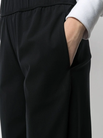 Shop No Ka'oi Straight-leg Tracksuit Bottoms In Black