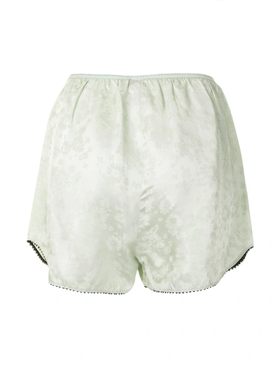 Shop Morgan Lane Bea Pyjama Shorts In Green